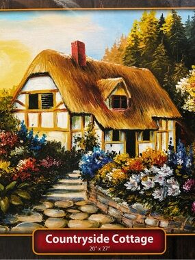 Kings We Cool  Countryside Cottage 1000 Piece Jigsaw Puzzle 20” x 27” New Sealed